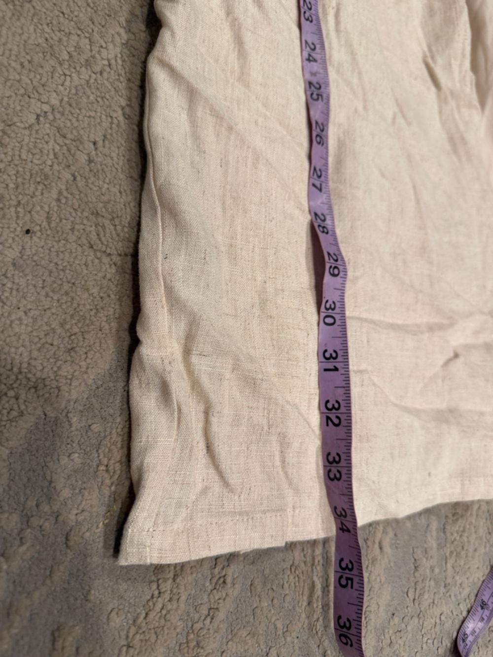 Lulu's Cream Wrap Maxi Skirt with Side Tie size S new Rayon and linen blend - Picture 5 of 5